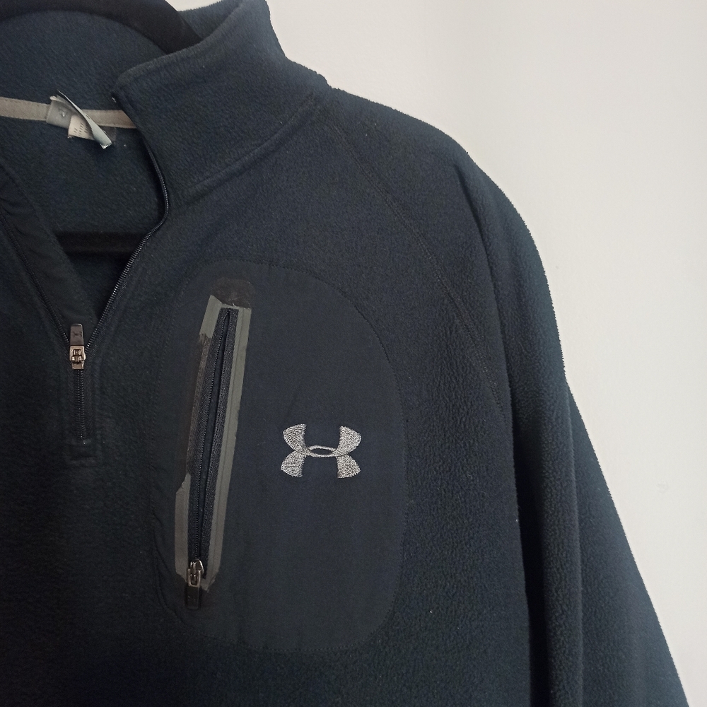 Under Armour Black and Gray Pullover Sweatshirt. Size Large - Picture 3 of 14